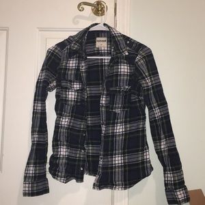 Blue and Green GARAGE Flannel